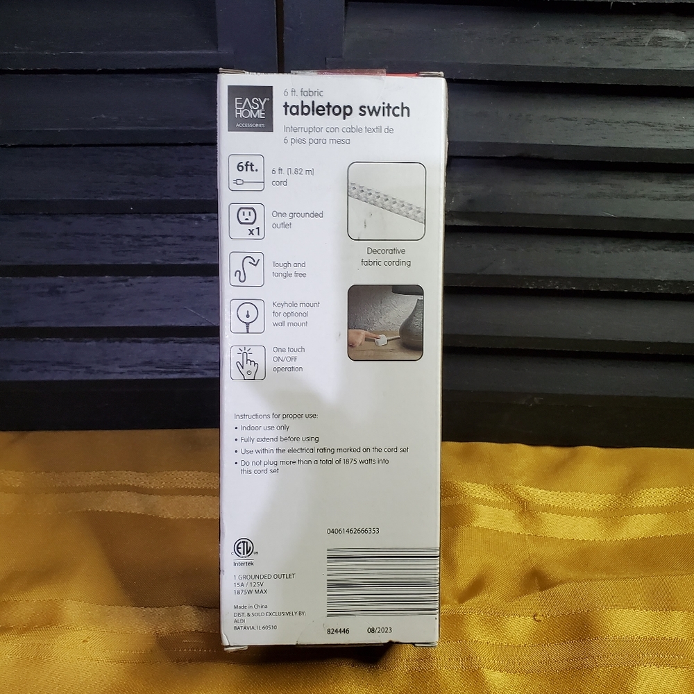 Switch for tabletop